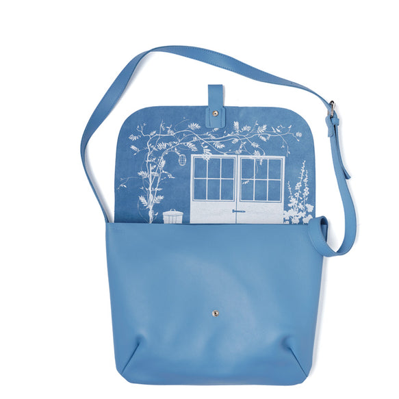 Schultertasche, Back Yard, Painters Blue