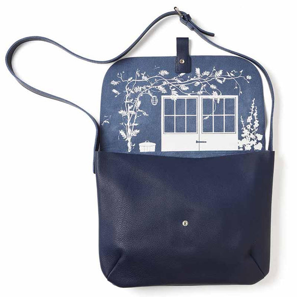 Schultertasche, Back Yard, Ink Blue